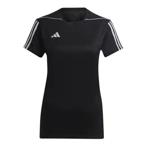 ⁨Koszulka adidas Tiro 23 W (kolor Czarny, rozmiar XS (158cm))⁩ w sklepie Wasserman.eu