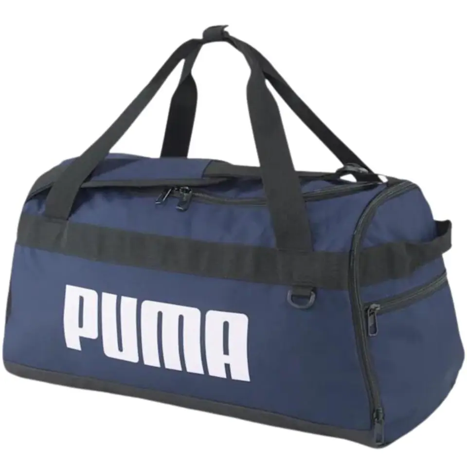 ⁨Torba Puma Challenger Duffel S 79530 (kolor Granatowy)⁩ w sklepie Wasserman.eu