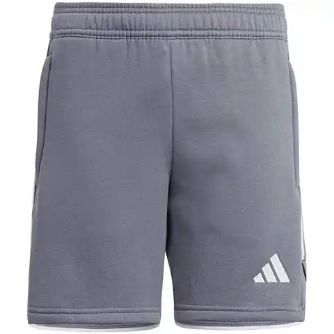 ⁨Spodenki adidas Tiro 23 League Sweat Jr (kolor Szary/Srebrny, rozmiar 164cm)⁩ w sklepie Wasserman.eu