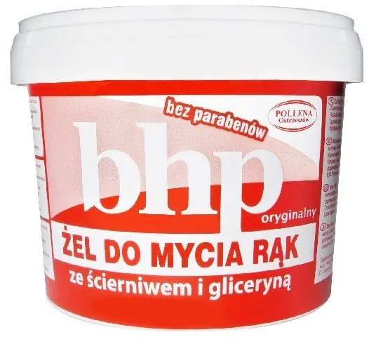 BHP Żel do mycia rąk ze ścierniwem i gliceryną 500g w sklepie Wasserman.eu
