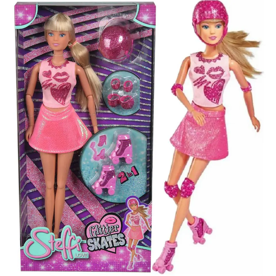 Doll Steffi on roller skates at Wasserman.eu