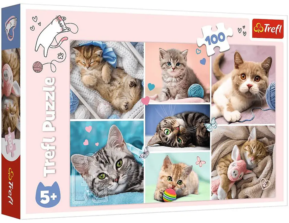 ⁨TREFL 100 PCS Cats world 16420⁩ at Wasserman.eu