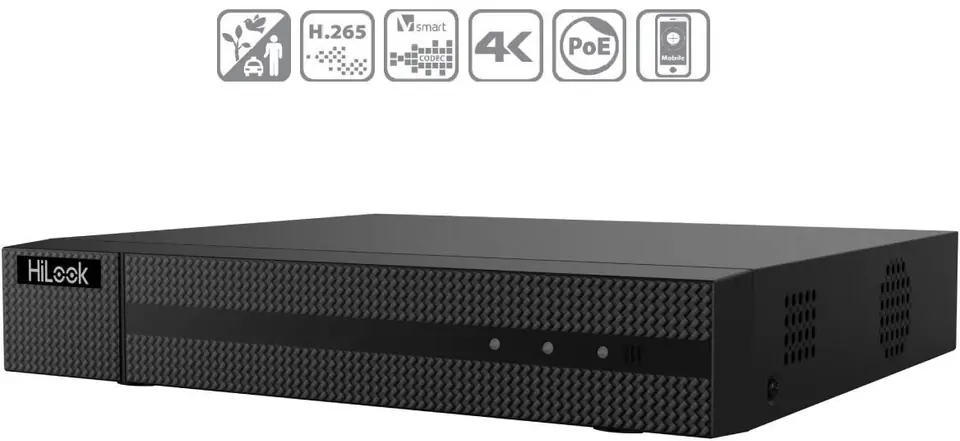 ⁨Rejestrator IP Hilook by Hikvision 8 kanałowy 5MP NVR-8CH-5MP/8P 2TB (D)⁩ w sklepie Wasserman.eu