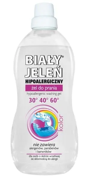 Biały Jeleń Hipoalergiczny żel do prania - kolor 1.5L w sklepie Wasserman.eu