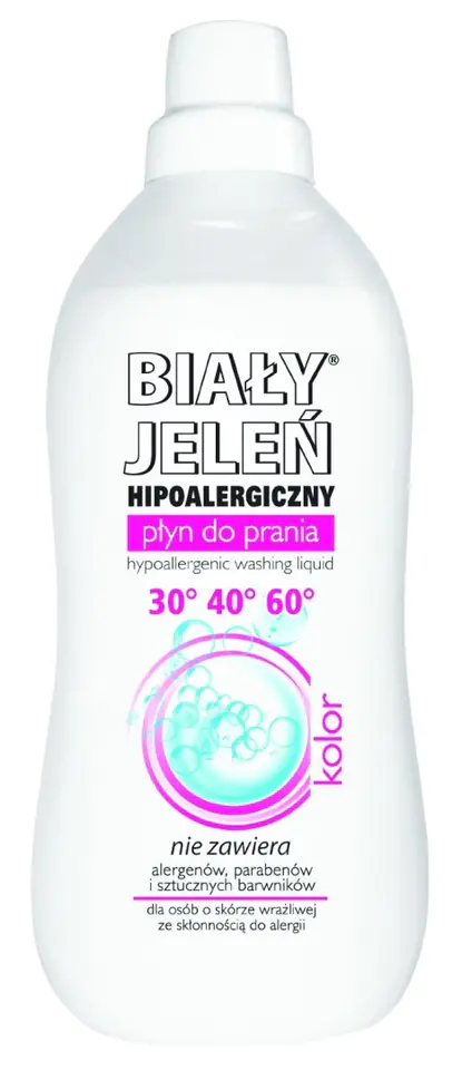 Biały Jeleń płyn do prania kolor 1l w sklepie Wasserman.eu