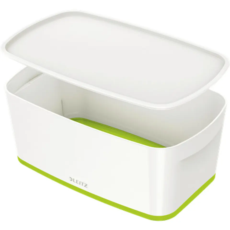 ⁨MyBOX small container with lid white-green LEITZ 52291054/52291064⁩ at Wasserman.eu