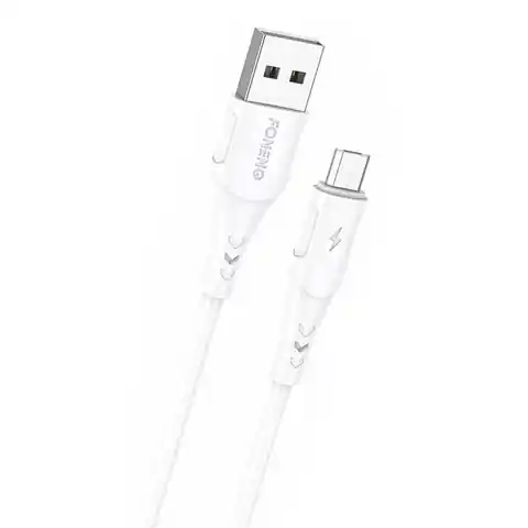 ⁨Kabel USB do Micro USB Foneng X81 2.1A, 1m (biały)⁩ w sklepie Wasserman.eu