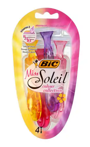 ⁨Bic Razor Miss Soleil Colour Collection 4 1op.-4pcs⁩ at Wasserman.eu
