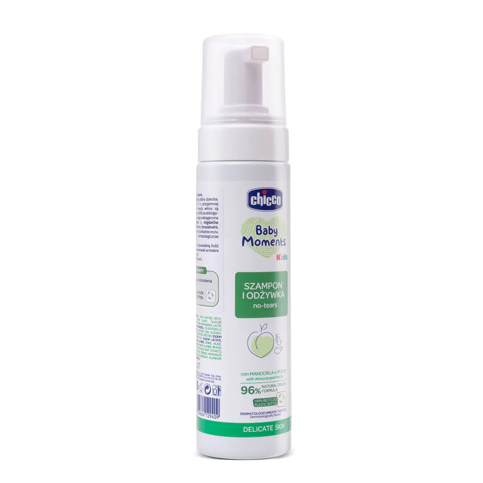 ⁨CHICCO BABY MOMENTS 0M+ 150 ml Szampon i odżywka dla niemowląt, z nagietkiem⁩ w sklepie Wasserman.eu