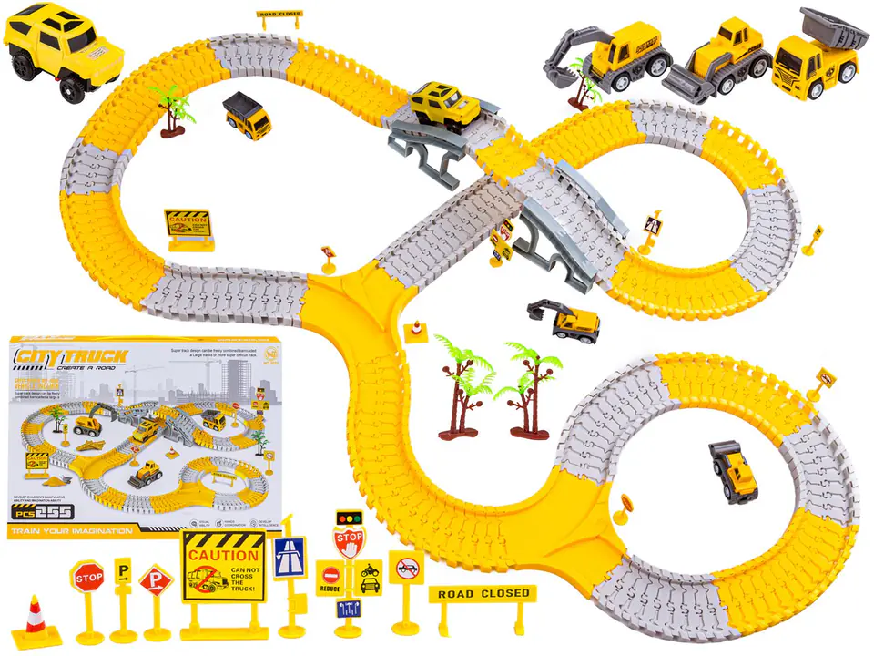 ⁨Large car track, racing CONSTRUCTION SITE 255 el.⁩ at Wasserman.eu