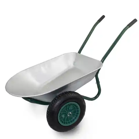 ⁨Dwukołowy wózek ogrodowy Taczka do Ogrodu 100L Mocna⁩ w sklepie Wasserman.eu