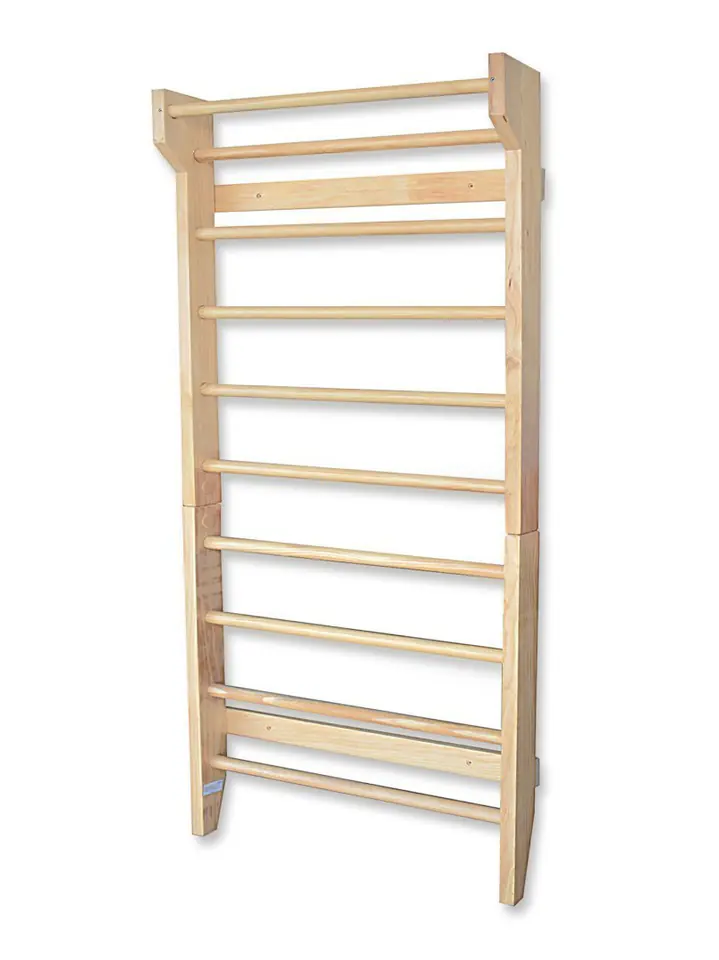 ⁨Drabinka gimnastyczna do rehabilitacji 195cm drewniana⁩ w sklepie Wasserman.eu