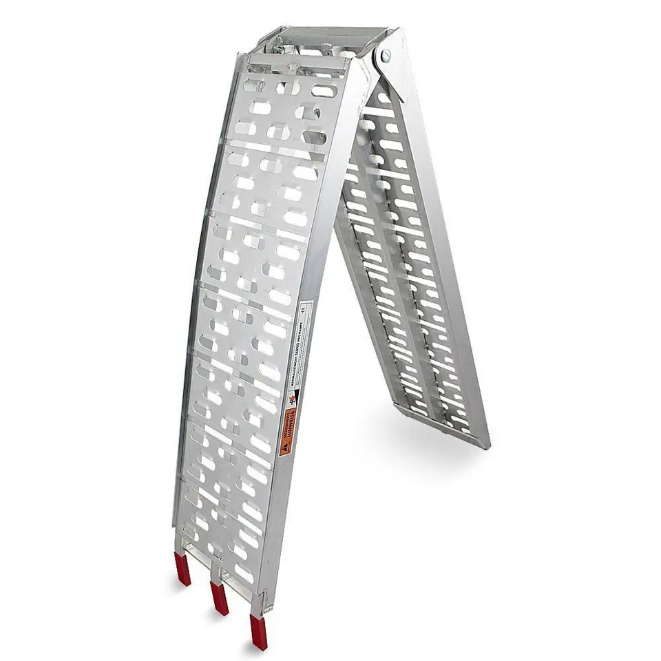 ⁨Szeroki Najazd Rampa aluminiowa 340kg Podjazd z łagodnym zjazdem ALU⁩ w sklepie Wasserman.eu