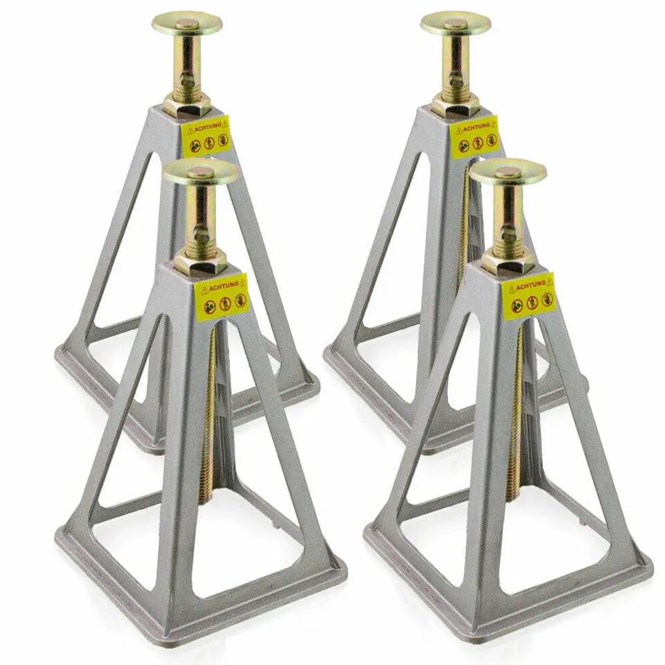 ⁨Wsporniki do samochodu Aluminiowe Podpory 3,6T udźwigu do przyczep/lawet⁩ w sklepie Wasserman.eu