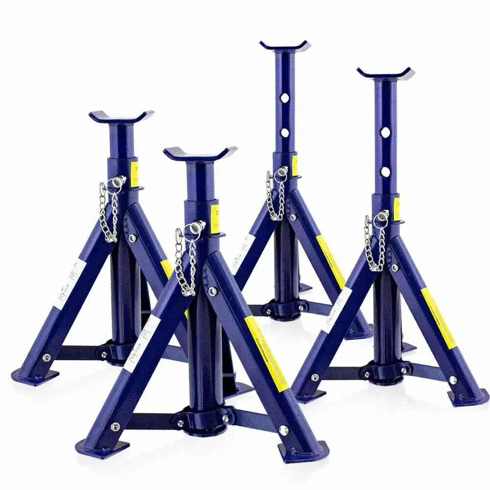 ⁨SET OF MOWERS 4 PIECES SOLID STANDS SUPPORTS JACKS 3 TONS⁩ at Wasserman.eu