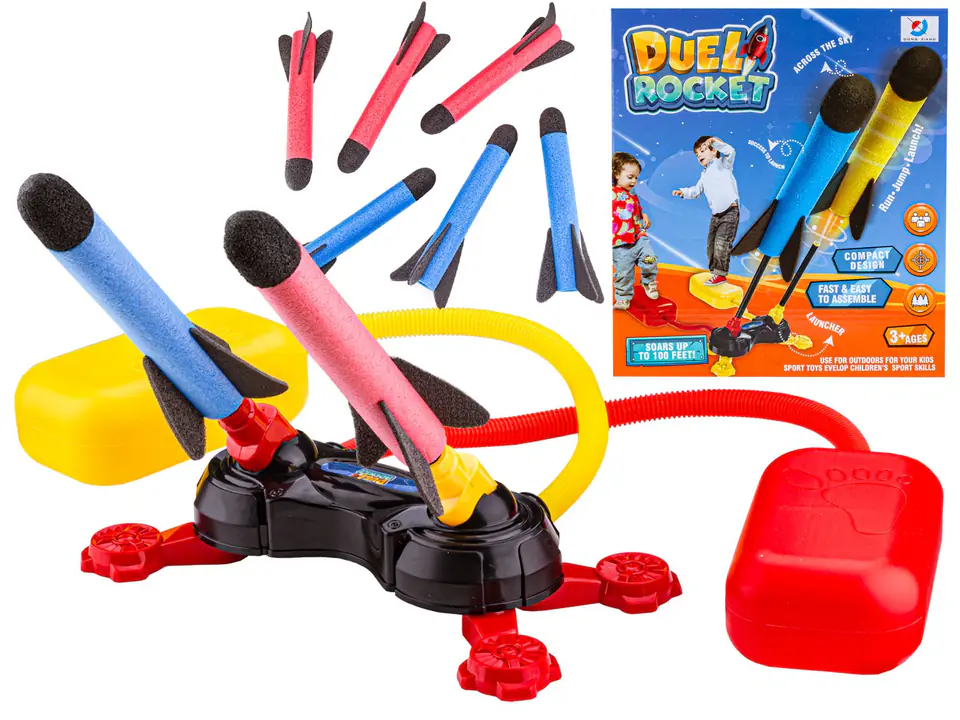 ⁨Wyrzutnia Piankowych Rakiet, Duel Rocket, Rakieta, Rakiety, Katapulta⁩ w sklepie Wasserman.eu