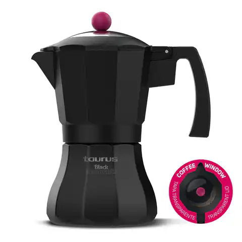 ⁨Coffee machine for 6 cups Taurus Black Moments KCP9006l⁩ at Wasserman.eu