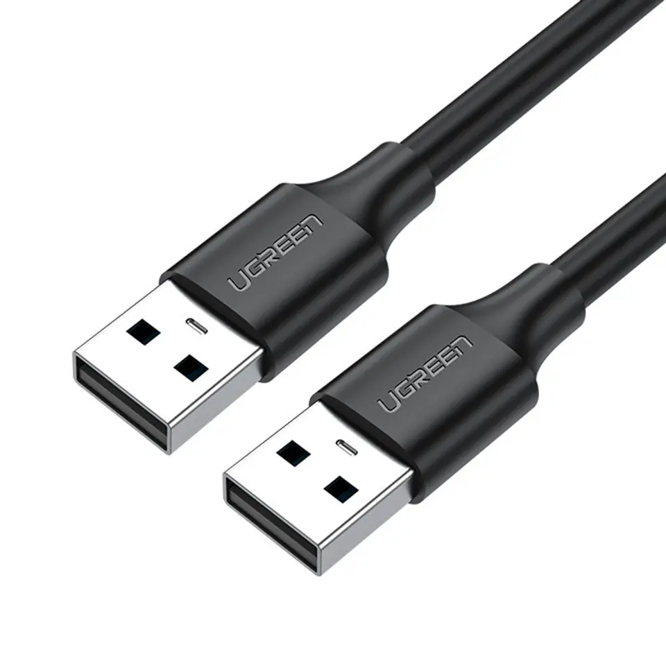 ⁨USB 2.0 M-M cable UGREEN US102, 1.5m (Black)⁩ at Wasserman.eu