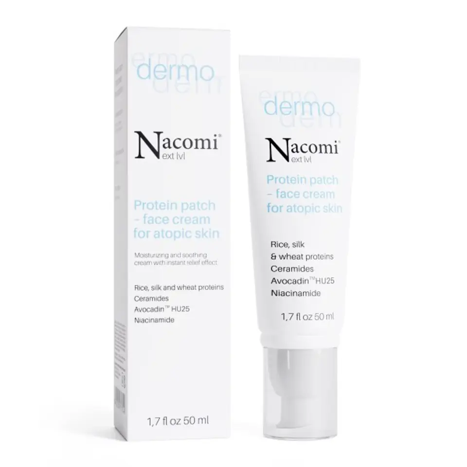 ⁨NACOMI Dermo Proteinowy Plaster-Krem do skóry atopowej 50ml⁩ w sklepie Wasserman.eu