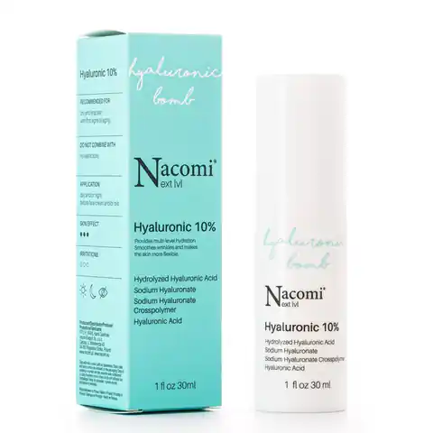 ⁨Nacomi Next Level Hyaluronic Acid 10% 30ml⁩ at Wasserman.eu