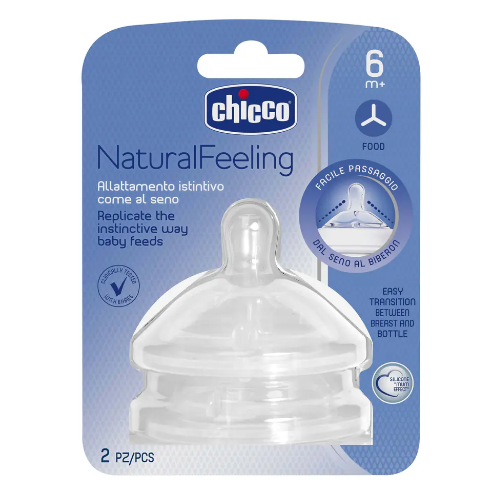 ⁨CHICCO NATURALFEELING 6M+ Smoczek antykolkowy, do kaszki⁩ w sklepie Wasserman.eu