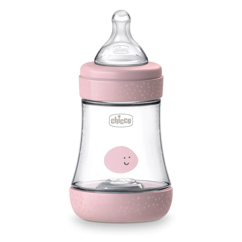 ⁨Chicco Perfect5 anti-colic bottle with silicone teat free flow 0m+ Girl 150ml⁩ at Wasserman.eu