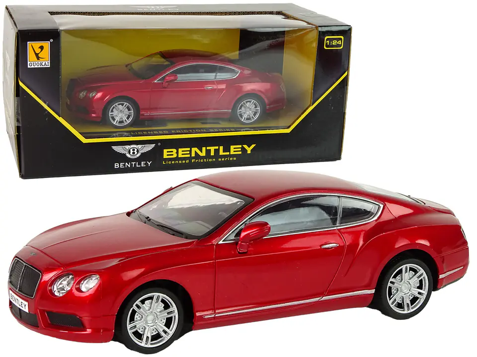 ⁨Samochód Bentley 1:24 Napęd Frykcyjny Czerwony⁩ w sklepie Wasserman.eu