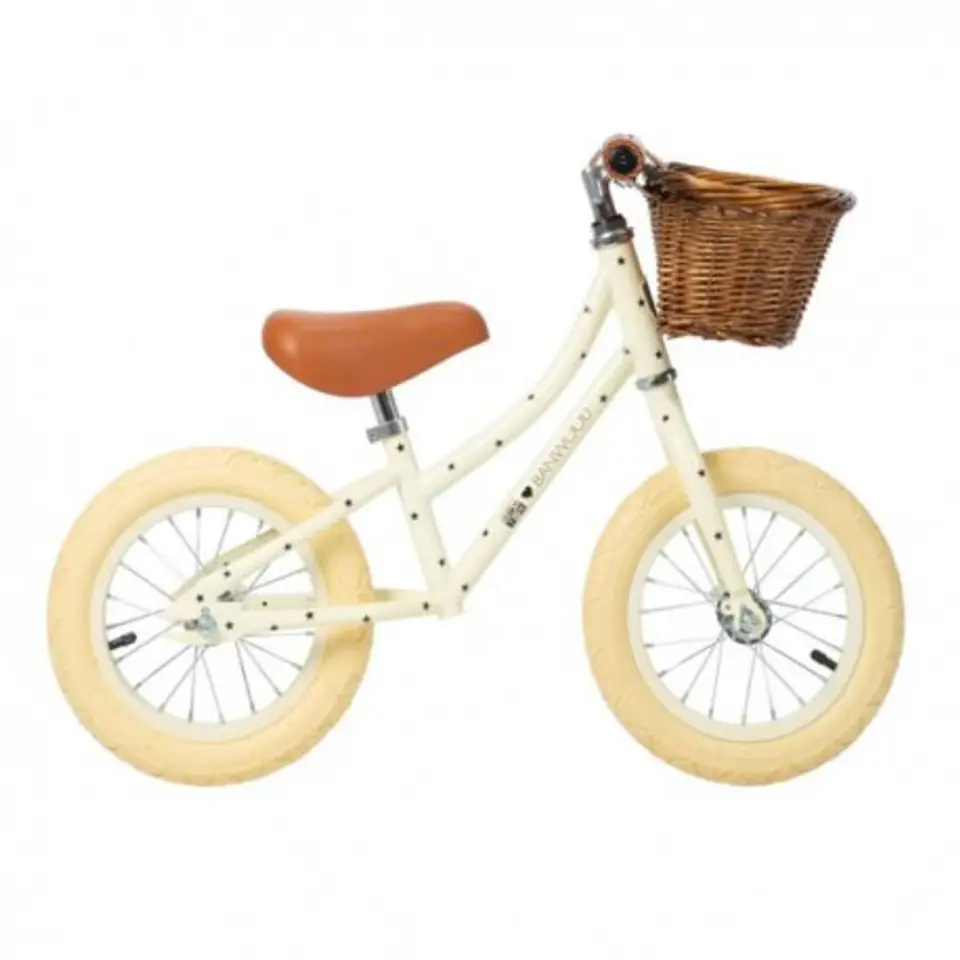 ⁨Banwood first go! Bonton Cream balance bike⁩ at Wasserman.eu