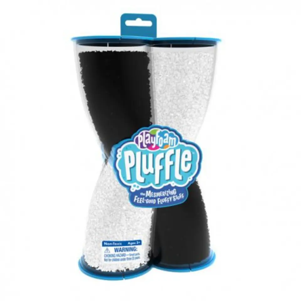 ⁨Playfoam pluffle, foam mass, black and white⁩ at Wasserman.eu