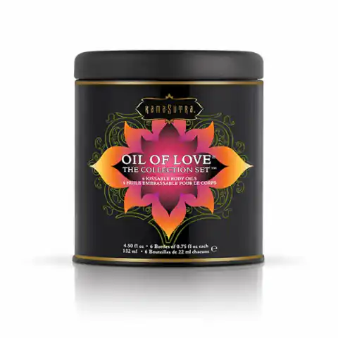 ⁨Zestaw olejków stymulujących - Kama Sutra Oil of Love The Collection Set⁩ w sklepie Wasserman.eu