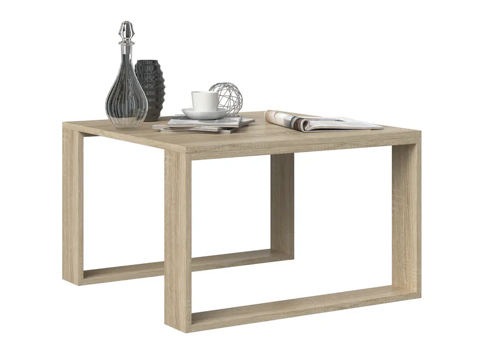 ⁨COFFEE TABLE BENCH LOFT MODERN MINI OAK SONOMA⁩ at Wasserman.eu