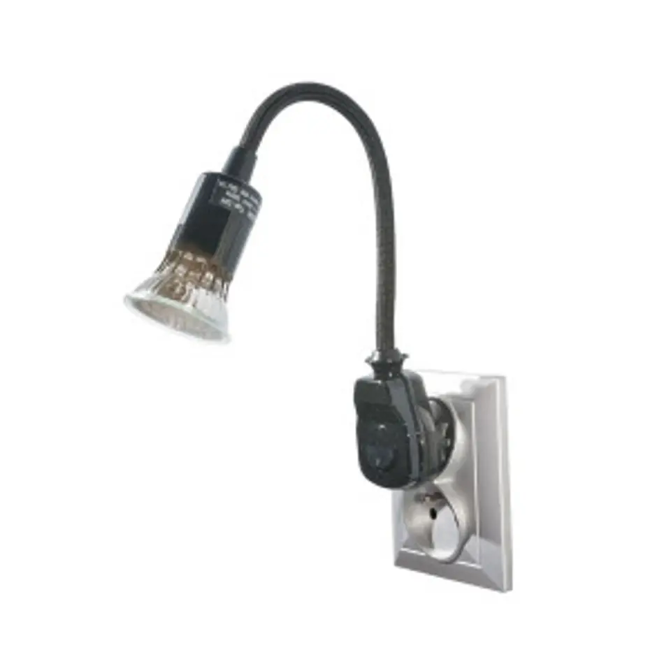 ⁨Plug light with LED bulb, black⁩ at Wasserman.eu