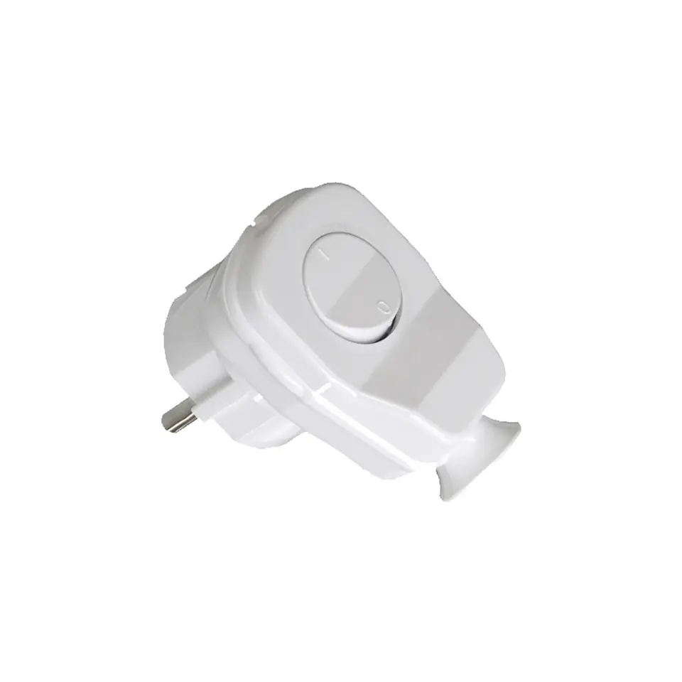⁨Angled plug 2P+Z with switch⁩ at Wasserman.eu