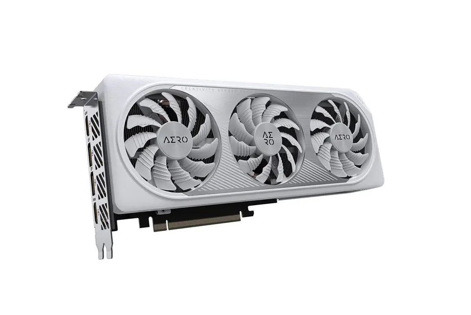 ⁨GIGABYTE GeForce RTX 4060 Ti AERO OC 16G DLSS 3 graphics card⁩ at Wasserman.eu