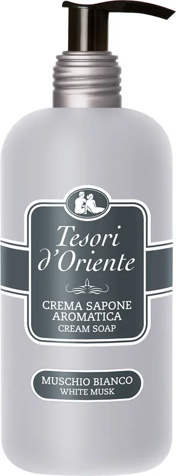 ⁨TESORI D`ORIENTE Kremowe Mydło w płynie - Muschio Bianco 300ml⁩ w sklepie Wasserman.eu