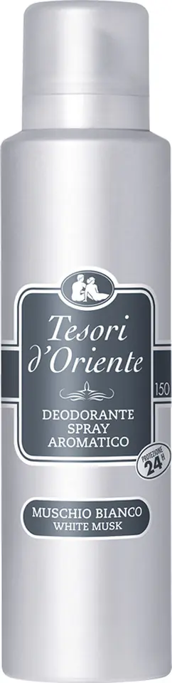 ⁨TESORI D`ORIENTE Aromatyczny Dezodorant w sprayu  - Muschio Bianco 150ml⁩ w sklepie Wasserman.eu