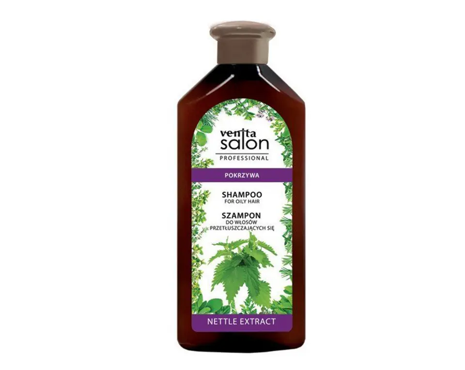 ⁨Venita Salon Professional Shampoo For Oily Hair Herbal shampoo for oily hair Nettle 500ml⁩ at Wasserman.eu