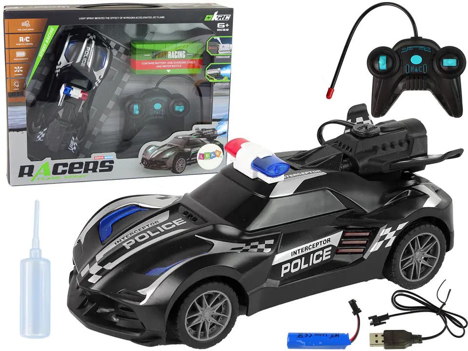 ⁨Auto Sportowe R/C Policja Czarne Zdalnie Sterowane⁩ w sklepie Wasserman.eu