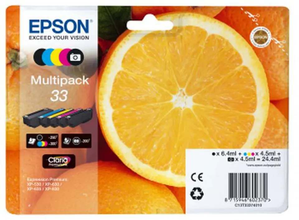 ⁨Tusz EPSON MultiPack Claria C13T33374011⁩ w sklepie Wasserman.eu