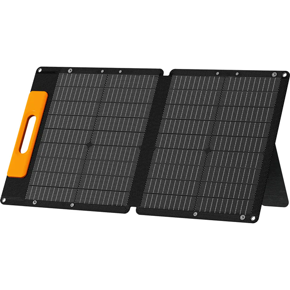 ⁨Wonder Ws60 - Panel słoneczny / Ładowarka solarna 60W z wyjściem USB-C PD 30W & USB-A QC 18W (Czarny)⁩ w sklepie Wasserman.eu