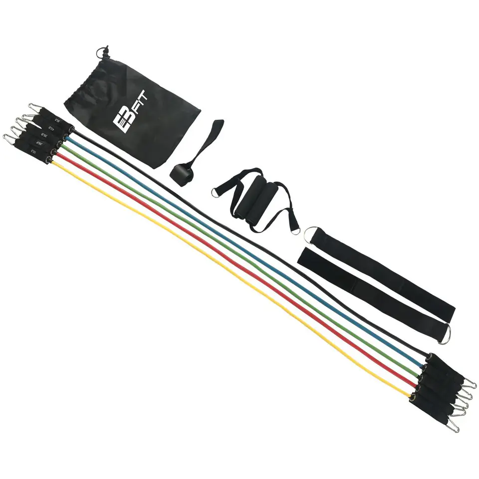 ⁨ZESTAW 5 GUM OPOROWYCH DO ĆWICZEŃ CROSSFIT EB FIT⁩ w sklepie Wasserman.eu