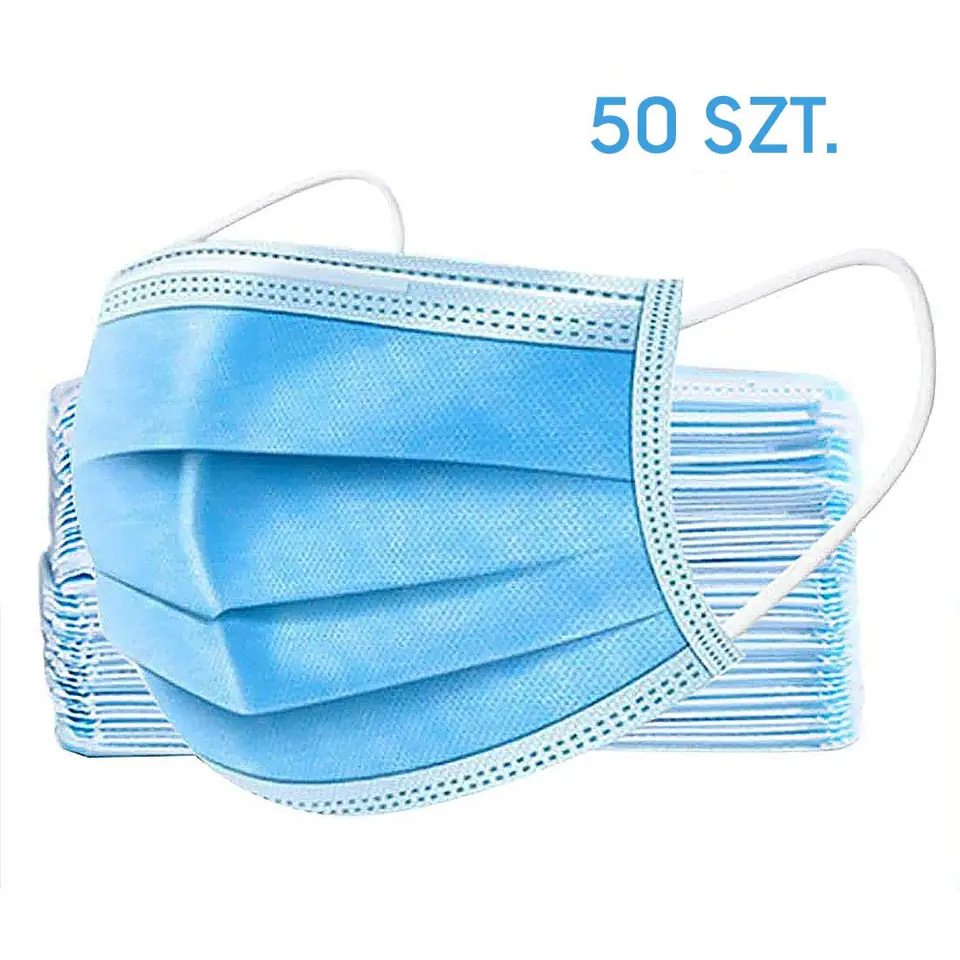 ⁨MASECZKA OCHRONNA DRÓG ODDECHOWYCH KPL.50SZT⁩ w sklepie Wasserman.eu