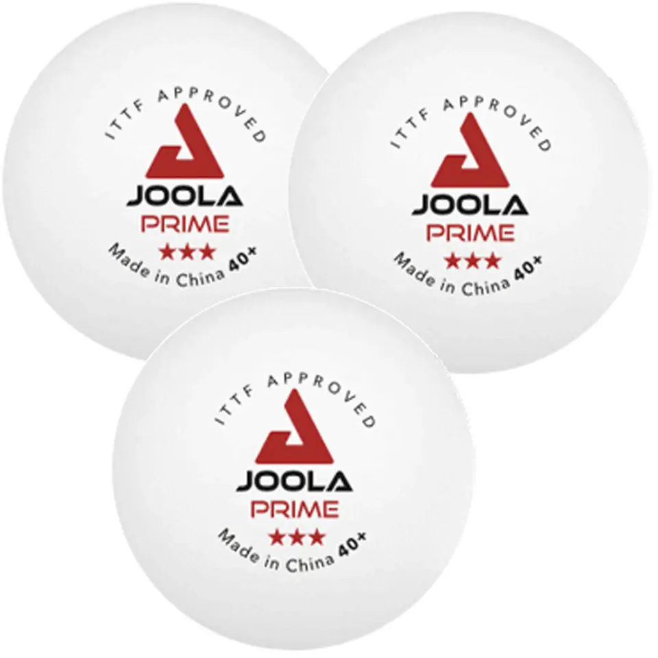⁨PIŁECZKI DO TENISA STOŁOWEGO JOOLA PRIME 3SZT BIAŁA⁩ w sklepie Wasserman.eu