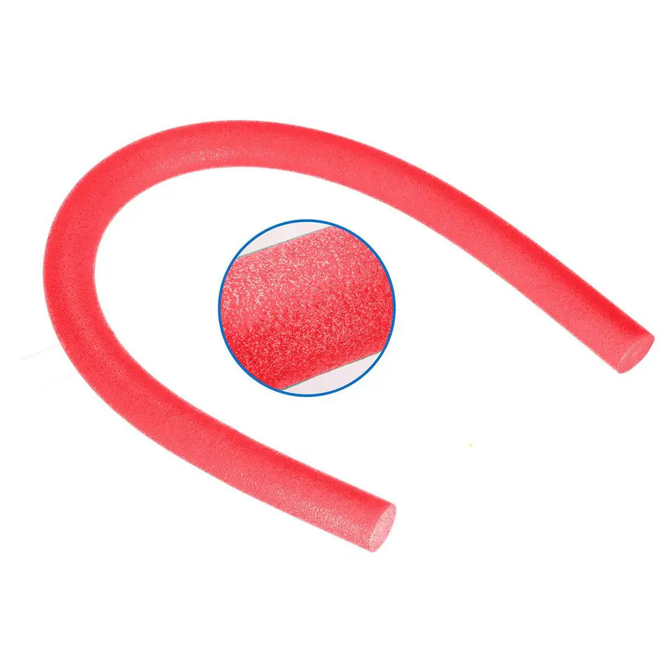 ⁨MAKARON NOODLE DO NAUKI PŁYWANIA NA BASEN COMFY CZERWONY⁩ w sklepie Wasserman.eu