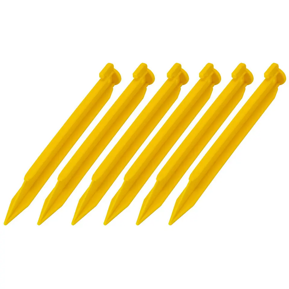 ⁨ŚLEDZIE DO NAMIOTU 22CM KPL. 6SZT PLASTIK ENERO CAMP⁩ w sklepie Wasserman.eu