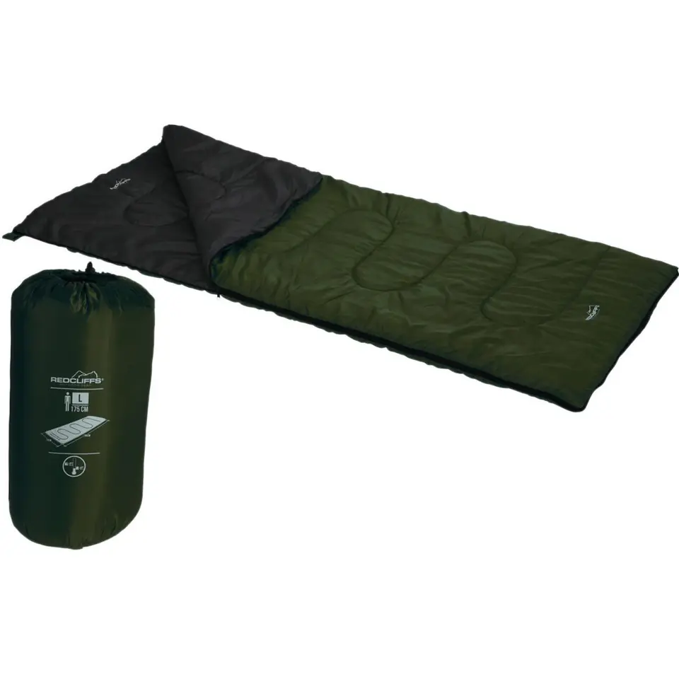 ⁨ŚPIWÓR TURYSTYCZNY KOPERTA 180x74CM KHAKY REDCLIFFS⁩ w sklepie Wasserman.eu