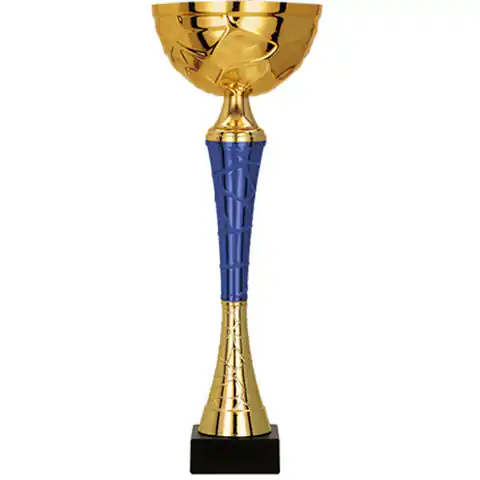 ⁨Puchar metalowy złoto-niebieski⁩ w sklepie Wasserman.eu