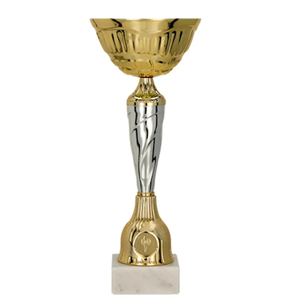 ⁨Puchar metalowy złoto-srebrny⁩ w sklepie Wasserman.eu