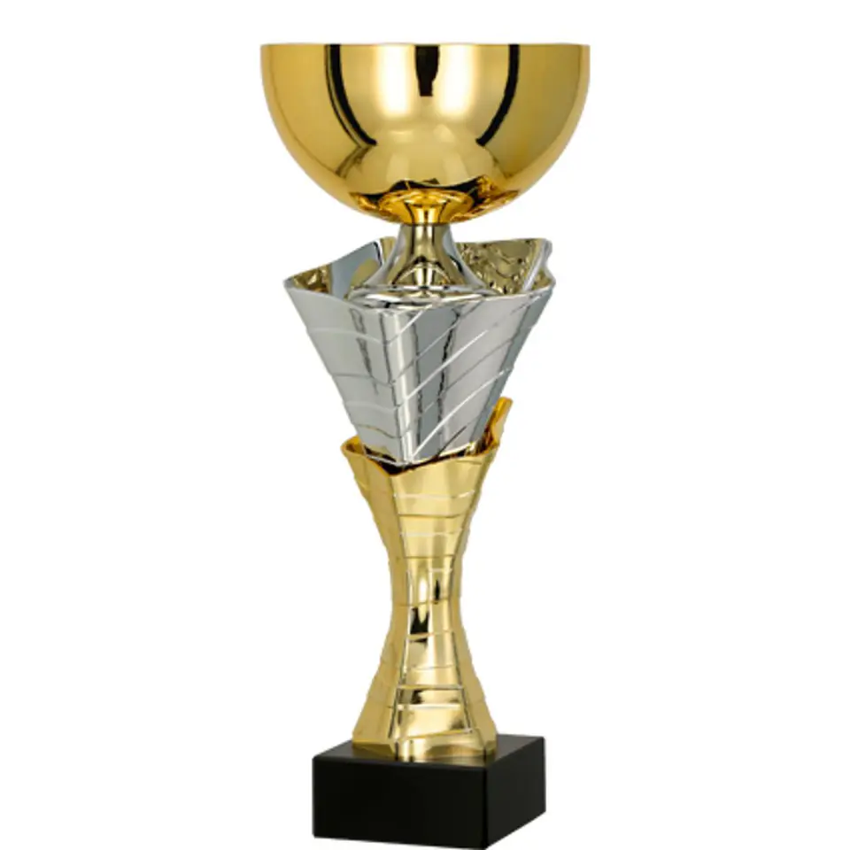 ⁨Puchar metalowy złoto-srebrny⁩ w sklepie Wasserman.eu