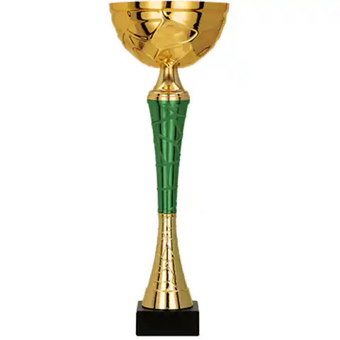 ⁨Puchar metalowy złoto-zielony⁩ w sklepie Wasserman.eu
